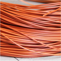 CruSio 500G (70M) Synthetic Rattan Weaving Material, 3mm Width, Solid Round Plastic PE Rattan for Knitting Repairs, DIY, Arts and Crafts, Basket Making, Chair, Table, Handgefer