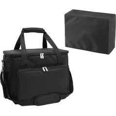 Sewing Machine Case for Sewing Machines and Accessories, Compatible with Most Standard Singers, Brother, Janome, Sewing Accessories, Bag, Sewing Machine Carry Bag, black, Classic
