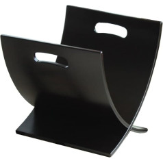 M1170 Contemporary Wooden Magazine Rack, Espresso