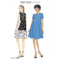 Vogue Patterns Misses Dresses, Multi-Colour, Sizes XSM-MED
