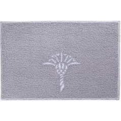 Joop! bath mat Cornflower silver size 50x60 cm