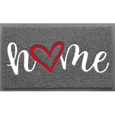 Dirt Trapper Mat, Non-Slip Flat Doormat Washable Heavy Duty Front Back Door Mat Home Floor Mat Carpet for Indoor Outdoor Entrance Hallway Patio 45x75cm