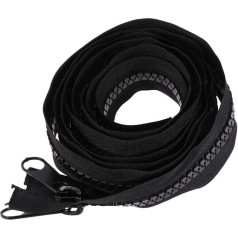EXCEART Large Zip Heavy Duty Zips with Double Pull Loop for Sleeping Bag Tent Boat Trampoline 200cm