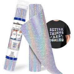 TECKWRAP Holographic Heat Transfer Vinyl Roll 12
