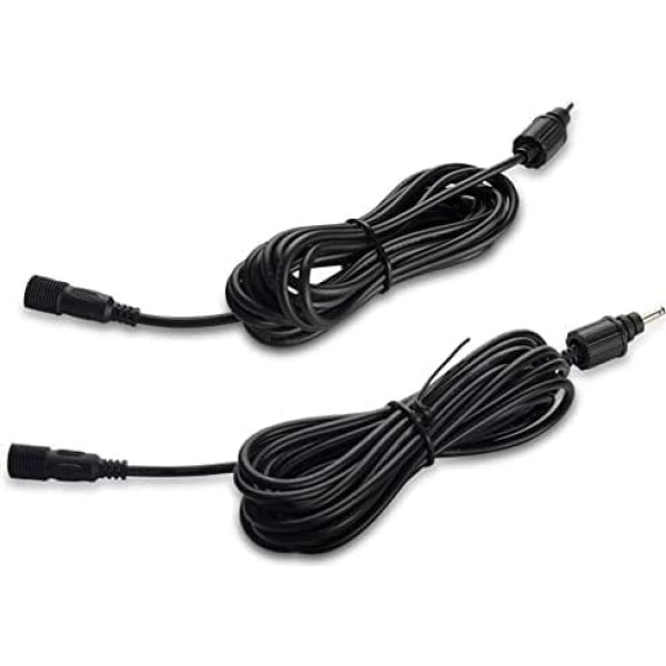 Spurleh Pack of 2 3 m Garden Spotlight LED Extension Cable IP65 Waterproof LED Outdoor Light Cable for Garden Light Garden Spotlights LED Outdoor