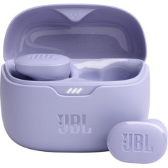 JBL Tune Buds - Water Resistant True Wireless In-Ear Headphones with Noise Cancelling - Purple - Up to 48 Hours of Music Playback