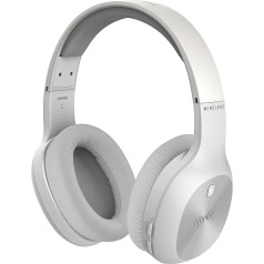 Edifier W800BT Plus Wireless Over-Ear Headphones, Bluetooth Headset with CVC™ 8.0 Call Noise Cancellation, 55 Hours Playtime, Built-in Microphone, APP Control, White