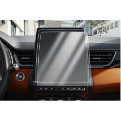 CDEFG [Pack of 2 Compatible with Renault Zoe Clio 5 Captur 2 Arkana 2021-2023 2024 Car Navigation Protective Film 4H Scratch-Resistant Anti-Fingerprint 9.3 Inch GPS Transparent Screen Protector E-Tech
