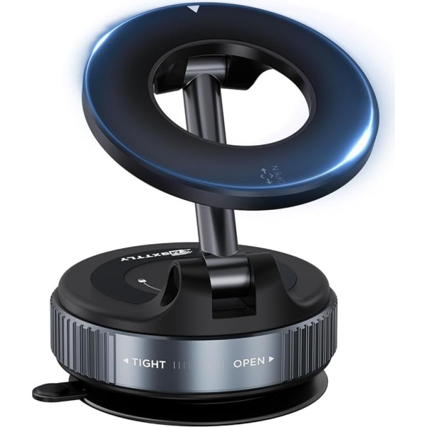Stärkster Magnet Handyhalterung Auto, 360° Drehbar, Verstellbar, Saugnapf Handyhalterung für Smartphones, Für Auto, Fitnessstudio & Spiegel
