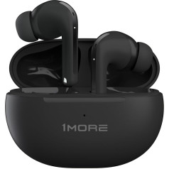 1MORE Q20 In-Ear Headphones Bluetooth 5.3, Wireless Headphones with Active Noise Cancelling, Earbuds with 4 Microphones, AI-ENC for Clear Calls, IPX4, 30 Hours Playtime, Low Latency (Black)