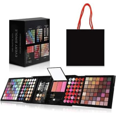 RoseFlower Cosmetic Case, Beauty Case, Multifunctional Makeup Set, Eyeshadow Palette, Multicolour Eyeshadow, Make Up Palette, Professional Eye Palette, Multifunctional Makeup Set, Rich Colours, Cosmetic Kit