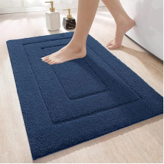 DEXI Bath Mat, Non-Slip, Soft Bathroom Rug, Water-Absorbent, Machine Washable for Shower, Bath and Toilet