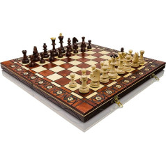 Hand Crafted Wooden SENATOR Chess PROFESSIONAL Set 40 x 40 cm