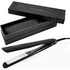 Corioliss C5 | Professional Hair Straightener | Titanium Plates | Perfect for Straightening and Waving | Up to 235° | Ionic | Black Chrome