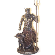 Veronese Greek God of the Underworld Hades and Cerberus Statue