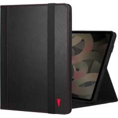 TORRO Leather Case Compatible with iPad Air 13 Inch M3/M2 - Genuine Leather iPad Air 13 2025/2024 Case with Stand Function, Apple Pencil Connectivity and Auto Wake/Sleep (Black)