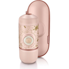 WACACO Nanopresso Portable Espresso Machine, with Nanopresso S Case, Upgrade Version of Minipresso, Travel Coffee Maker, Manual Operated (Dark Soul Pink)