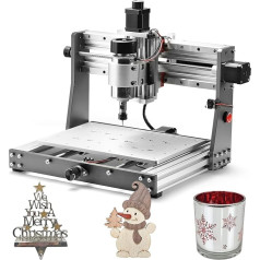 Genmitsu 3020-PRO MAX V2 CNC Milling Machine for Metal Carving and More GRBL Offline Control with Limit Switches and Emergency Stop Effective XYZ Working Area 300 x 205 x 78mm