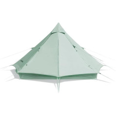 Naturehike Brighten 6.4/12.3 Teepee Tent, Cotton Tent, Pyramid Tent, Multi-Person Family Lamping, First Tent for Outdoor Camping Picnic Festival