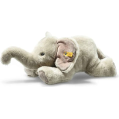 Steiff Trampili Elephant - 42 cm - Grey Lying Down Silver Birch, 085116