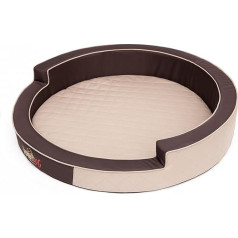 HOBBYDOG Ringo Dog Bed, Size 2, Beige