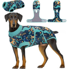 PetWarm Dog Scrub Suit, Dog Coat Liner, Alternative to Dog Cones, Alternative After Surgery for Female Dogs, Male Dogs, Onesie for Neutered Pets