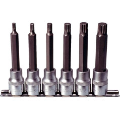 KS Tools 911.1358 XZN bit socket set, 6 pcs, 1/2