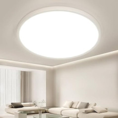 50 cm Ceiling Light LED Ceiling Light Flat 4000 K LED Ceiling Lighting Panel, 42 W LED Lamp for Living Room Bedroom Kitchen Balcony Office Hallway