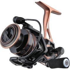 WLLKIY 5.2:1 Metal Body Spinning Wheel Fishing Reel 2000 Carbon Fiber Brake Precision Reliability