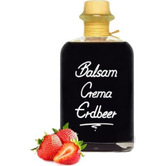 Balsamic Cream Strawberry 1L 3% Acid with Original Crema di Aceto Balsamico di Modena IGP