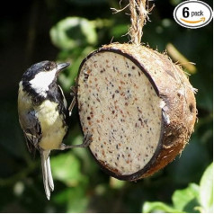 Unipet Half Filled Coconut with Mealworms (6 x 200g)