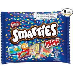 Nestlé Smarties Mini Pack of 5 (5 x 187 g)