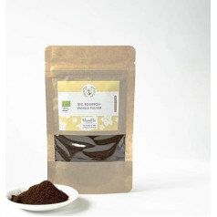 Vanilla Shop - 50 g Organic Bourbon Vanilla Powder | Ground Premium Vanilla Beans from Madagascar | for Baking, Cooking, Desserts and Sweets