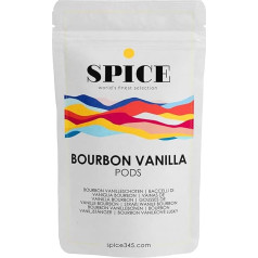 SPICE Bourbon Vanilla Beans Pack of 10 Calibre: 12-13 cm Vanilla Bean from Madagascar, Aromatic Vanilla pods from Fresh Harvest