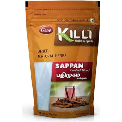 FERON KILLI Sappan Wood | Pathimugam | Patang | Pathimukham Crushed, 100 g