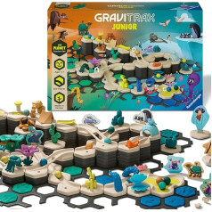 Ravensburger GraviTrax Junior Starter Set XXL 27059 - Marble Run Mainly Made of Renewable Raw Materials with Theme Worlds, Educational Toy and Construction Toy for Boys and Girls from 3 Years