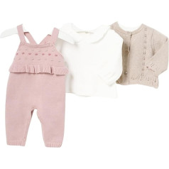 Mayoral Sugar Girls' Dungarees and Jacket Set, Sugar