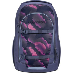 coocazoo Every School Backpack, Ergonomic & Adjustable Satchel, Height Adjustable, with Chest Strap & Waist Belt, from 3rd Grade, Berry Marble