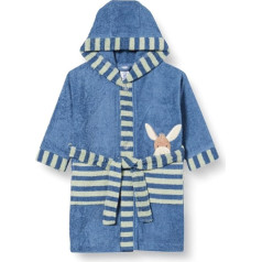 Sterntaler Emmilius Eddy Unisex Children's Bathrobe Medium Blue (Pack of 1)