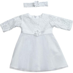 Baby Dress Christening Dress Party Dress Girls Baby Christening Lace White