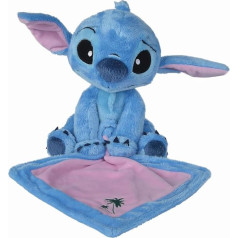 Disney Stitch with Comforter 25 cm Cuddly Blanket from 0 Months One Size Blue Pink