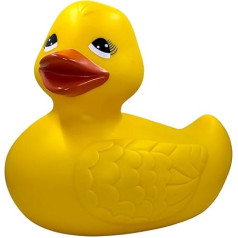 MIJOMA Giant Squeaky Duck Bath Duck, Perfect Water Playmate for Children and Adults, High-Quality, Durable Material, XXL Design with 25 cm Height (Yellow)