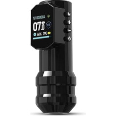 INKin Tattoo Machine 4.0 Stroke Length, Tattoo Machine Battery with 1500 mAh Power Supply and Digital LED Tattoo Pen Machine, Wireless Tattoo Machine Pen for Tattoo Beginners