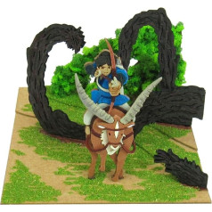 Sankei Studio Ghibli Mini Non Scale Paper Craft Princess Mononoke MP07-41 Ashitaka and Demon