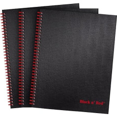 Black n' Red 400123488 Notebooks Business Journals 3-Pack 11