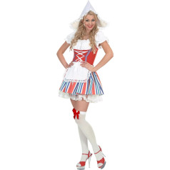 Widmann - Dutch costume, dress with underskirt, apron, headpiece, farmer, fancy dress, carnival, theme party