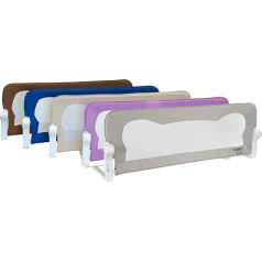 Finn Bed Rail, Tear-Resistant and Shockproof, 4 Sizes, 4 Colours, Height: 42 cm 102cm Sandy