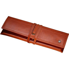 Cronus & Rhea® Luxury Pencil Case Made of Exclusive Leather (Talos) | Pencil Case - Pencil Case - Pen Bag | Genuine Leather | With Elegant Gift Box | Men - Women