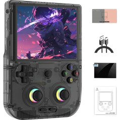 RG406V Retro Handheld Game Console, Android 13 Unisoc T820 Processor, 4 Inch IPS Touch Screen, Arcade Video Game Consoles, Supports 5G WiFi Bluetooth - No Games