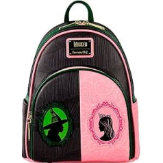 Loungefly - Wicked - Pink & Green Mini Backpack - Wicked Part 1 - Cute Collector's Bag - Gift Idea - Official Merchandise - For Boys, Girls Men and Women - Movies Fans